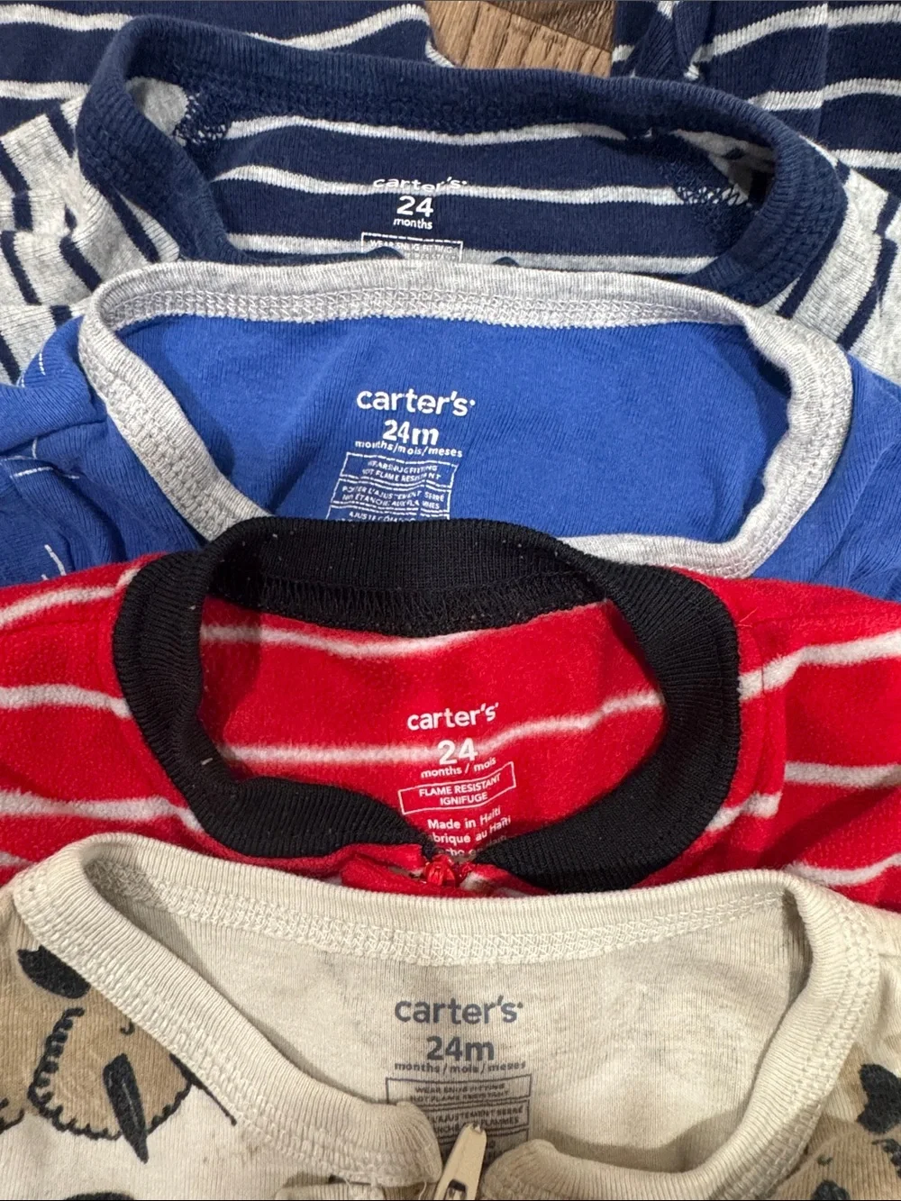 Bundle of Carter's 24mo One-Piece Pajama